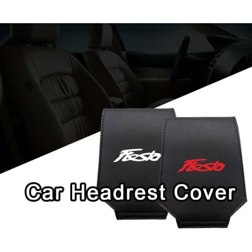 Car Headrest Covers for Ford Fiesta Car Headrest Protector Case Cusion Cover Interior Accessories