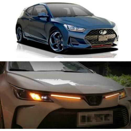 LED Daytime Running Light DRL Turn Signal Lamp For hyundai Veloster Trajet ACCENT 1 2 3 4 Tucson JM TLE azera entourage equus