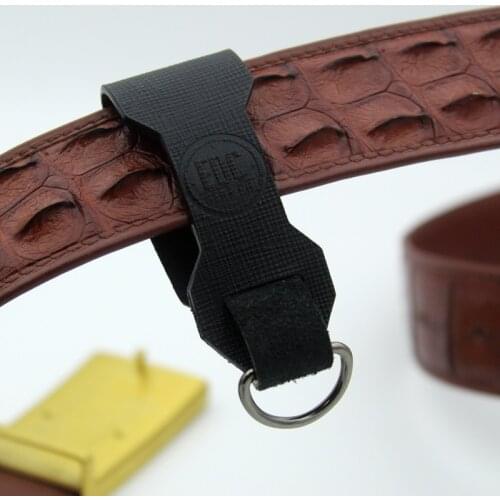 EDC Leather Belt Key Chain Key Chain Ring Holder Portable Hanging Buckle Camping Hiking EDC ToolsOutdoors