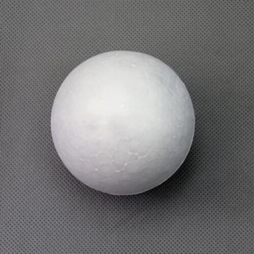 10Pcs White Polystyrene Styrofoam Foam Ball Decoration Modelling Craft Balls For DIY Xmas Decor 50-60mm