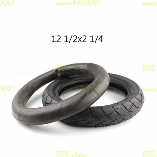 12 Inch tube Tire12 1/2 X 2 1/4 ( 57-203 ) Tire and inner tyre fits Many Gas Electric Scooters and e-Bike