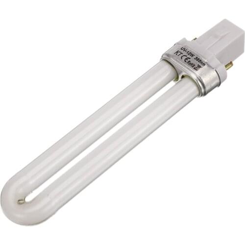 1PCS 12W UV U-Shape Replacement Nail Lamp Tube Nail Dryer Light Tube Curing Lamp LED Tube UV Polish Gel Nail Art Accessories