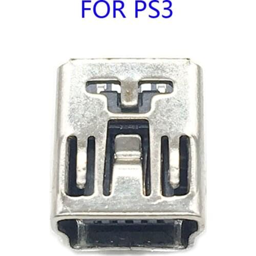 50Pcs Replacement power jack socket dock connector charger charging port for PS3 Comtroller gamepad