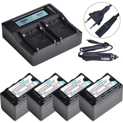 VW-VBD58 5600mAh Battery and LCD Fast Charger for Panasonic VW-VBD29 VW-VBD55 VBD58 VW-VBD78 AG-DVX200PJ AG-3DA1 AG-AC8 AC8EJ