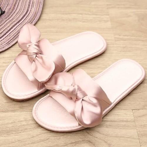 Women Slippers Sandals Flip Flops 2018 New Summer Fashion Breathable Non-slip Shoes Woman Slides Butterfly-knot Casual Female