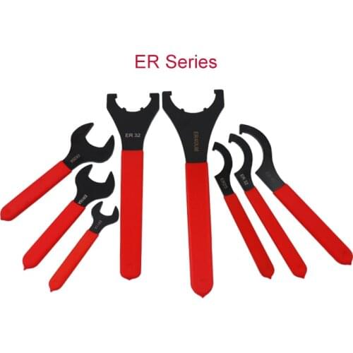 1PCS ER Collet Chuck Nut Wrench ER16A/20A ER25UM/32UM/40UM ER8M/11M/16M/20M/25M ER11MS CNC Milling Tool Lathe Tools ER Spanner
