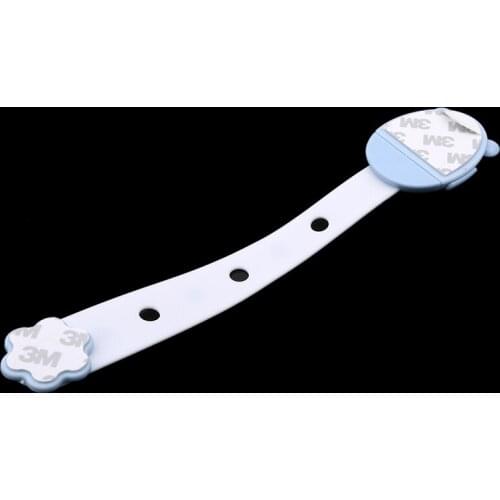 1 Piece Brand New Promotion Door Lock Cabinet Wardrobe Refrigerator Safety Safe ABS Belt Toilet Lock For Kid Child Baby