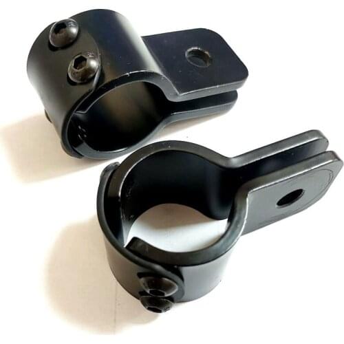 2Pcs Motorcycle Footrest Installtion Clamp 31mm Diameter Guard Bar Pedal Mounting Bracket Wearproof Clamp