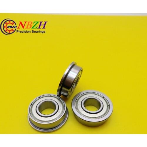 20pcs High quality ABEC-3 Z2V1 FR6-2Z Flanged 3/8"x 7/8" X 9/32" FR6ZZ inch Miniature Flanged Ball Radial Bearings free shipping