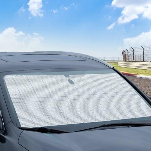 Portable Car Sunshade Universal Front Windshield Folding Thickened Aluminum Foil Sunscreen Anti-Ultraviolet Summer Sun Visor