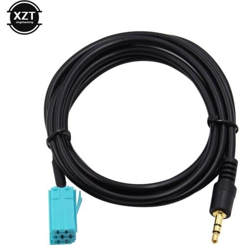 Cars 3.5mm AUX CD Stereo Audio Line Input Cable For Renault Clio Megane Espace Kangoo Laguna 2005 2006 2007 2008 2009 2010 2011