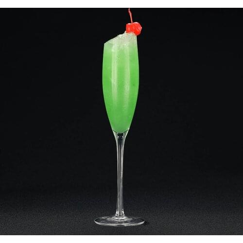 Free Shipping 4PCS 190ml Champagne Flute Glasses Cocktail Glasses Elegant Designed Hand Blown, Lead Free, Champagne Cups