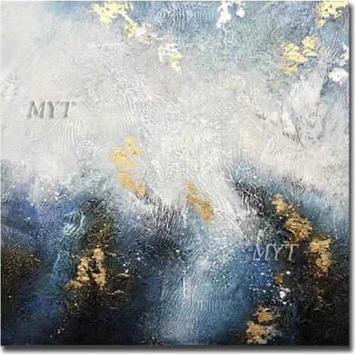 Defoliation In Water Abstract Oil Painting Hand-painted Wall Art Home Decor Picture Modern Oil Painting On Canvas Unframe