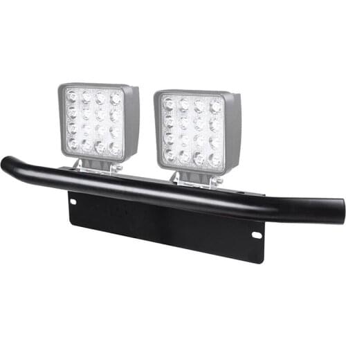 4x4 Trucks Tractor Car License Plate Install Holder Bull Bar License Plate Universal Front BumperMount Bracket For Offroad