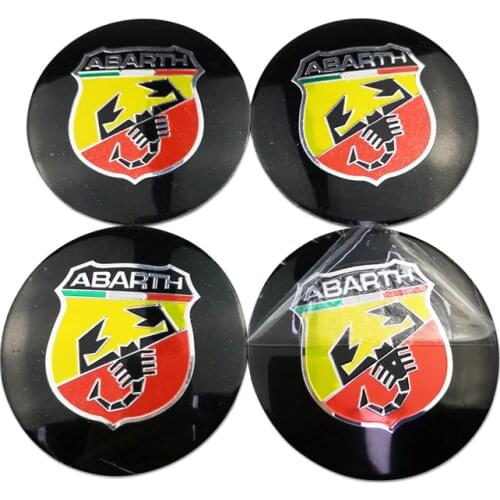 For Abarth Punto 124 595 500 695 131 Metal Scorpion Styling Wheel Hub Center Emblem Dust-proof Car Stickers Exterior Accessories