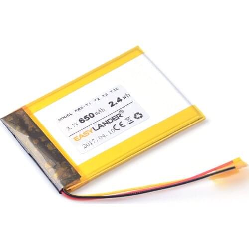 Easylander LIS1476 replacement 3.7V 650mAh 2.4wh Polymer Li-ion Battery For Sony E-BOOK PRS-T2 T3 T3E T3S 1-853-104-11