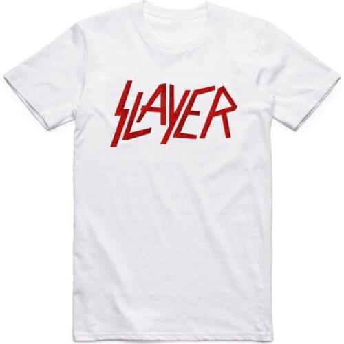 2019 Summer Fashion Men Print Speed Metal Slayer T Shirt Rock N Roll O Neck Short Sleeve Camisetas Rock Band Casual T-shirt