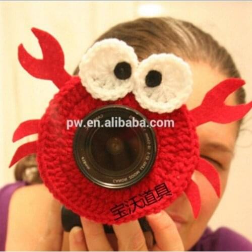 Camera Buddies Camera Buddy Handmade Crochet Knitted Animal Lens Buddy Photography Accessories