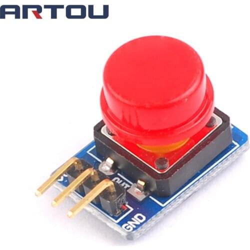 12X12MM Big Key Module Big Button Module Light Touch Switch Module With Hat High Level Output For Arduino Or Raspberry Pi 3