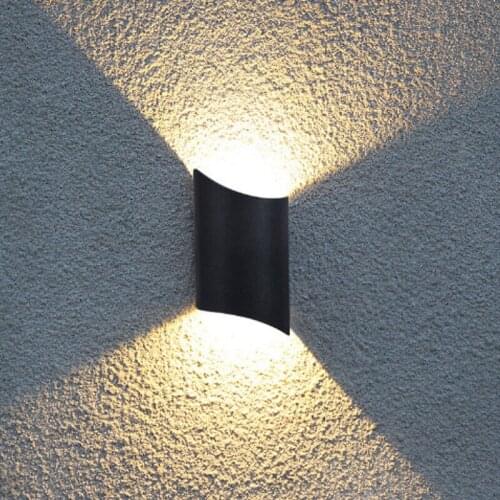 Outdoor Waterproof Aluminum Led Induction Wall Lamp Balcony Aisle Modern Minimalist Hotel Staircase Wall Lamp