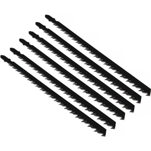 6pcs T744D 150mm Sawtooth Steel Saw Blades 180mm Ultra-long Jigsaw Hand Tool Fast Cutting Woodworking Tool