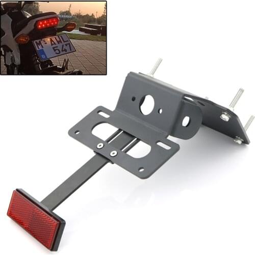 Fit For Honda Grom MSX125 2013 2014 2015 Motorcycle Rear Tail Tidy License Plate Fender Eliminator Kit Aluminum Black