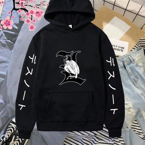 Death Note Casual Hoodie Korean Style Clothe Streetwear Sweatshirt