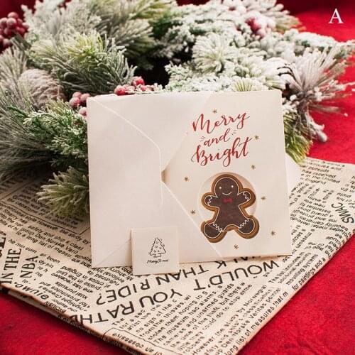 3pcs/set Merry Christmas Mini Greeting Cards Kids New year Gift Cards Natal Navidad Xmas Christmas Party Decorations Postcard