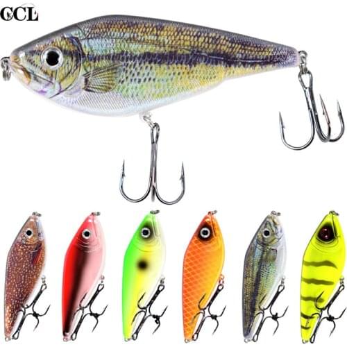 Fishing Lures Jerkbait Suspending Artificial Bait Hard Wobbler Minnow 9cm 26g 3D Eyes Pike Bass Musky Slowly Sinking in Lake