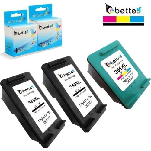 Bette Ink Cartridges Replace for HP 350XL 351XL 350 351 C4200 C4270 C4280 C4380 C4400 C4480 C4580 C5200 C5240 C5250 C5270 C5275