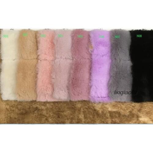 Super soft matte rabbit fur cut fabricRex rabbit fur stencil vertical stripe imitation rabbit fur fabric 160*90cm (one yard)