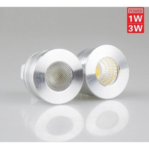 LED lamp cup MR11/12v energy saving bulb GU5.3/gu10/220v pin light source 1w/3w