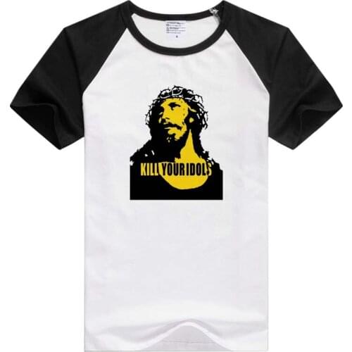 Kill Your Idols Funny short sleeve casual Men Women T-shirt Comfortable Tshirt Cool Print Tops Fashion Tees GA942