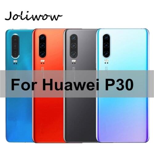 6.1 inch For Huawei P30 Back Battery Cover Door Housing case Rear Glass parts for Huawei P 30 P30 Battery Cover+ Camera Lens