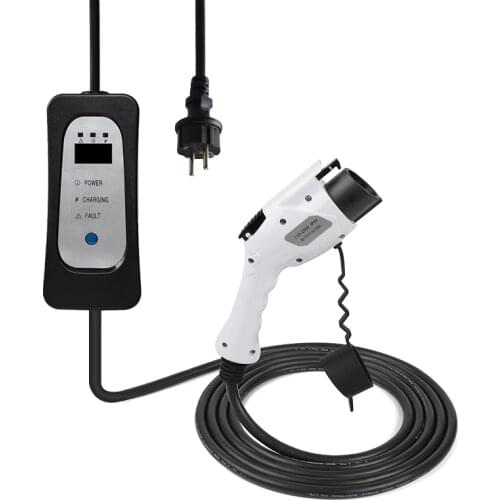 Type 1 J1772 EV charger schuko plug EVSE Charging EV cable for nissan leaf electric vehicle 16A 13A 10A 8A