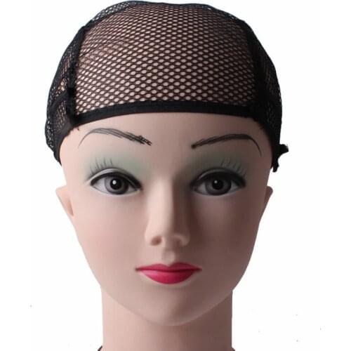 Hot Sale Good Quality Hairnets Mesh Weaving Black Wig Hair Net Making Caps Weaving Wig Cap & Hairnets