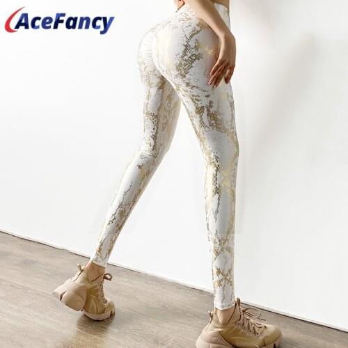 Acefancy New Tummy Control Yoga Leggings Women Fitness Energy Seamless Gym Leggings High Waist Gym Tights ZC4619 Yoga Pants