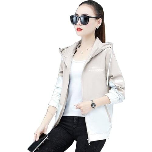 Women Trench Coat 2021 Female Spring Autumn Windbreaker Hooded Trench Coat Lining And Plus Velvet Trench Coat Plus Size C737