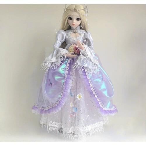 1/3 BJD Doll DORIS 60cm female Plastic joint movable doll selling with dress