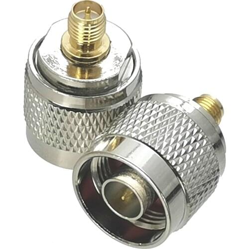 1Pcs RP-SMA Female plug to N Male Plug RF Adapter Connector Coaxial High Quanlity 50ohm