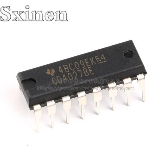 In-line CD4027BE Chip Dual J-K Master-slave Trigger DIP-16