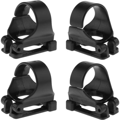4 Pieces Universal Snorkel Keeper Clip Plastic Snorkel Retainer Fit for Diving Accessories
