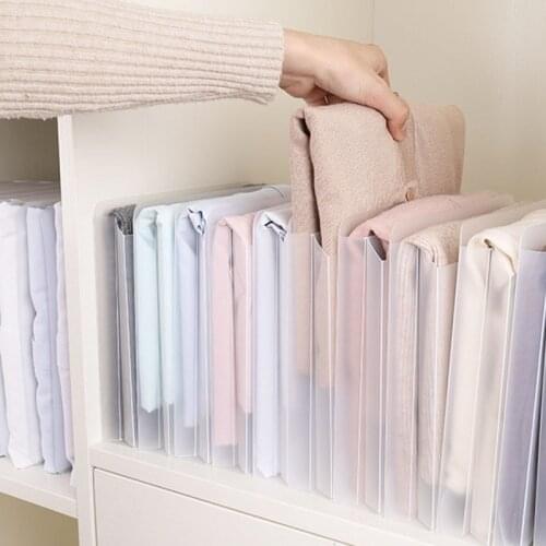 5PCST shirt storage rack clothes shirt folding board closet storage rack wardrobe clothes finishing folding clothes board