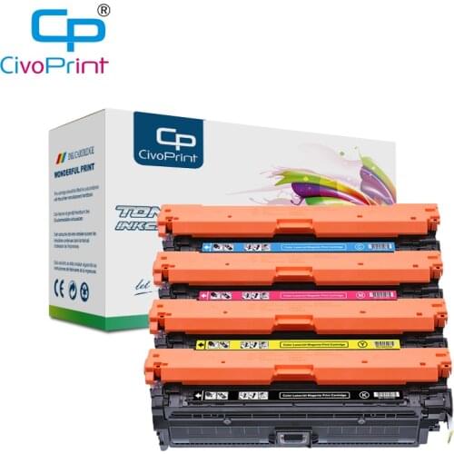 Civoprint compatible toner cartridge CE 740A 743A CE740 CE741 CE742 CE743 for HP CP5220 CP5225 CP5225n CP5225dn