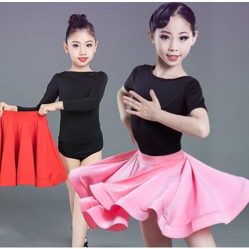 Kids Latin Dance Clothes Professional Latin Dance Practice Clothing Rumba Dance Performance Dresses Rumba Tops And Skirt DQL3387