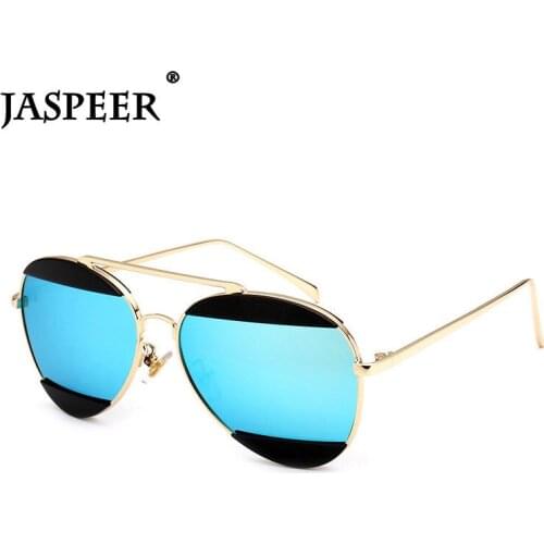 JASPEER Kids Pilot Sunglasses Children UV400 Goggle Sun Glasses Boy Girls Metal Frames Decoration Eyewear