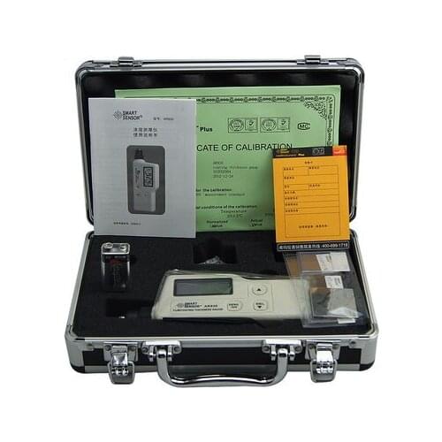 Coating Thickness Gauge Tester Meter Digital Handheld AR930 Measuring Range 0-1999um