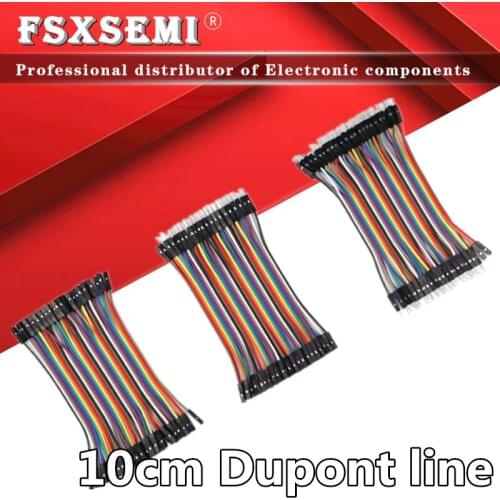 120pcs Dupont Line 10CM 40Pin Male to Male + Male to Female and Female to Female Jumper Wire Dupont Cable for Arduino DIY KIT