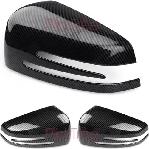 Carbon Fiber Side Wing Door Mirror Cover For Mercedes GLE Wagon Coupe W166 2015 2016 2017 2018 GL X166 2013-16 Class Accessories