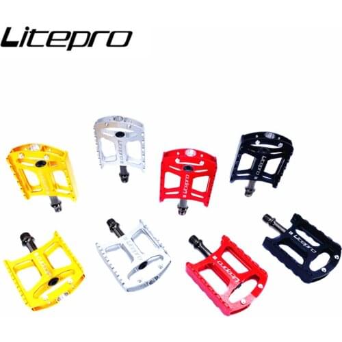 Litepro For Brompton Folding Bicycle Hollow Bearing 412 Pedals MTB Road Bike Aluminum Alloy Pedal